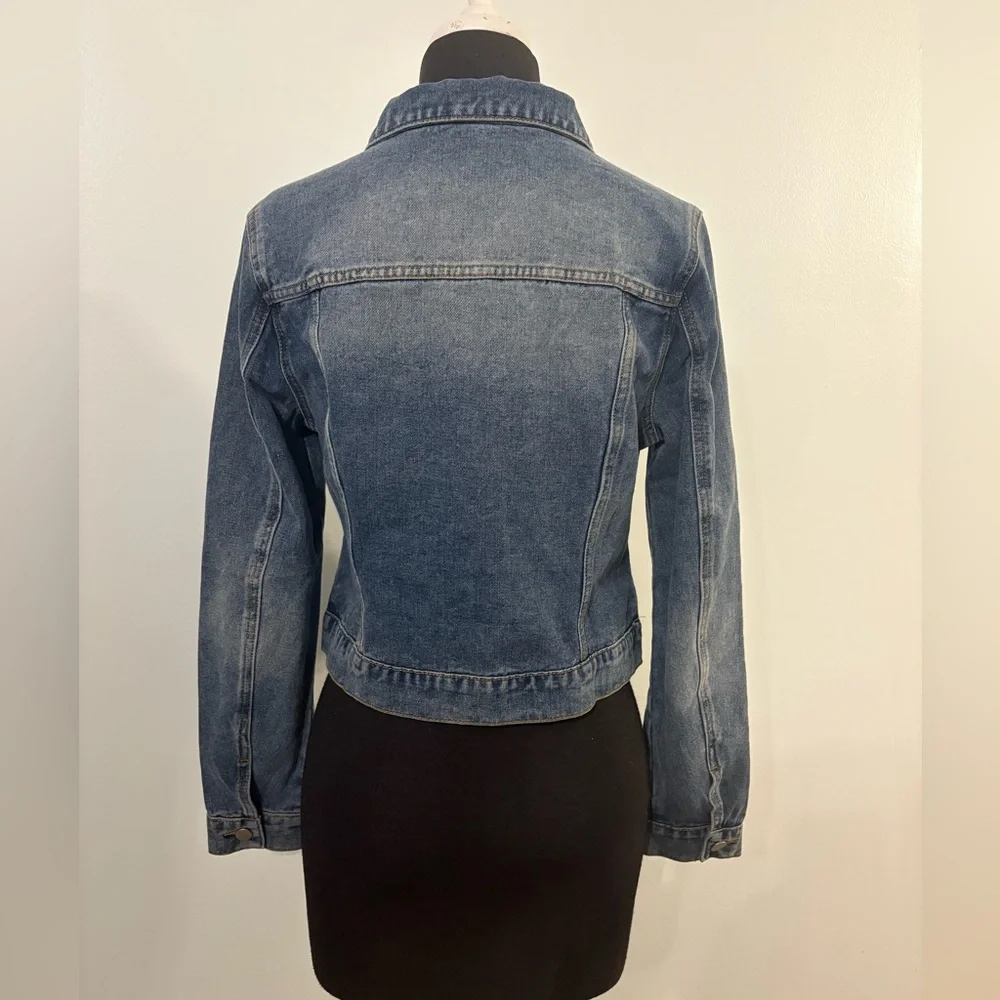 Classic Blue Denim Jean Jacket - Picture 2 of 4